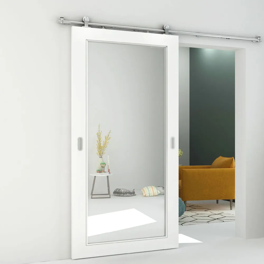 sliding Mirror barn door with hardware