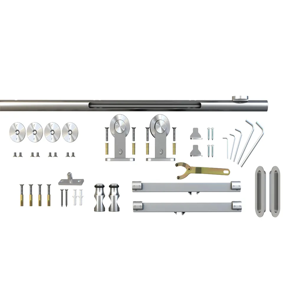 stainless steel sliding barn door kits