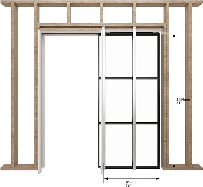 pocket door hardware kit