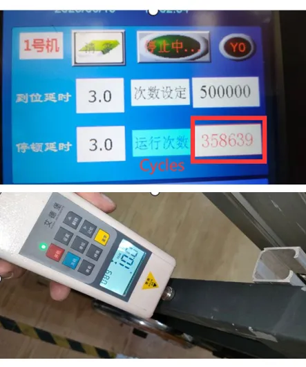 testing of stainless steel sliding door kits