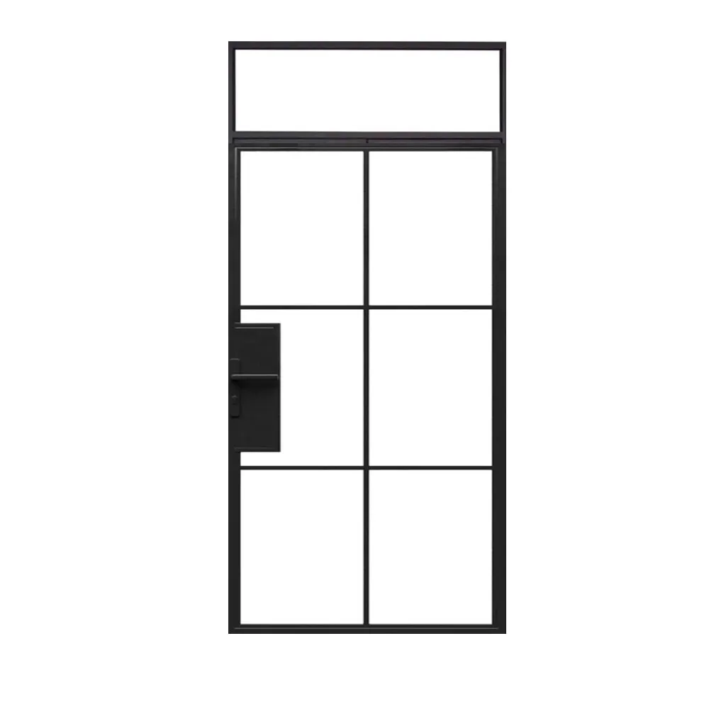 SPARK metal glass door with skylight